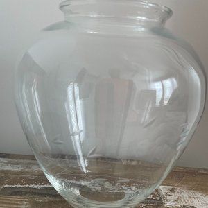 Vintage Princess House Heritage Hand Blown Hand Cut 8” Tall Crystal Vase #421
